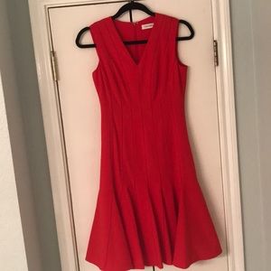 Calvin Klein red dress